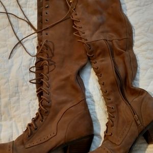 Jeffrey Campbell Free People LaceUp Joe Boot